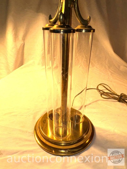 Vintage Princess House Crystal table lamp, 3 column
