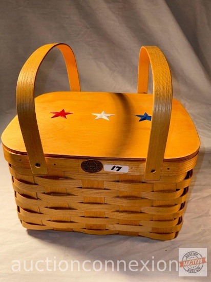 Peterboro Woven basket, double handled