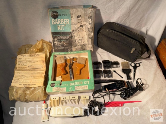 Vintage Barber kits, Sears