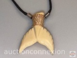 Jewelry - Necklace with Alaskan whale tail pendant