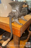 Large vintage meat grinder, made in Sweden