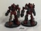 Lot of 2 Pieces Loose 2002 Collector Wizkids Miniature Mechwarrior War Figures -2