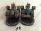Lot of 2 Pieces Loose 2002 Collector Wizkids Miniature Mechwarrior War 38 JES Missile Carrier 2