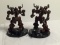 Lot of 2 Pieces Loose 2003 Collector Wizkids Miniature Mechwarrior War Figures - See Pictures