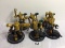 Lot of 6 Pieces Loose 2003 Collector Wizkids Miniature Mechwarrior War Figures -2