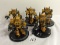 Lot of 5 Pieces Loose 2003 Collector Wizkids Miniature Mechwarrior War Figures -2