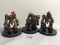 Lot of 3 Pieces Loose 2003 Collector Wizkids Miniature Mechwarrior War Figures - 2