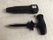 Collector Loose Stainless Steel Blade Knife With Black Plastic Handle And CaseSize:6.5
