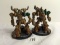 Lot of 2 Pieces Loose 2003 Collector Wizkids Miniature Mechwarrior War Figures - 2