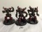 Lot of 3 Pieces Loose 2003 Collector Wizkids Miniature Mechwarrior War Figures -2