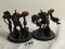 Lot of 2 Pieces Loose 2003 Collector Wizkids Miniature Mechwarrior War Figures - 2
