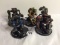 Lot of 5 Pieces Loose 2003 Collector Wizkids Miniature Mechwarrior War Figures - 2