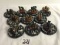 Lot of 10 Pieces Collector Loose Wizkids Miniature 2003 Armor Battle Mini-Figures - See Pictures