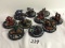 Lot of 10 Pieces Collector Loose Wizkids Miniature 2003 Armor Battle Mini-Figures - See Pictures