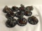 Lot of 10 Pieces Collector Loose Wizkids Miniature 2003 Armor Battle Mini-Figures - See Pictures