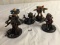 Lot of 5 Pieces Loose Collector Wizkids Miniature Mechwarrior War Figure 1-2