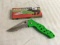 Collector NIP Bear Cub Bear Hunter K-006ZG 3.75 Folded Knive
