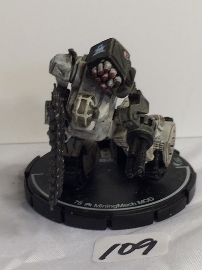 Collector Loose 2002 Wizkids Miniature Mechwarrior War Figure 75 MiningMech MOD 2-3"Tall