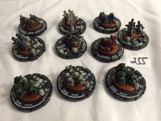 Lot of 10 Pieces Collector Loose Wizkids Miniature 2003 Armor Battle Mini-Figures - See Pictures