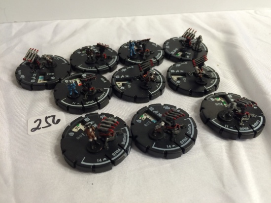 Lot of 10 Pieces Collector Loose Wizkids Miniature 2003 Armor Battle Mini-Figures - See Pictures