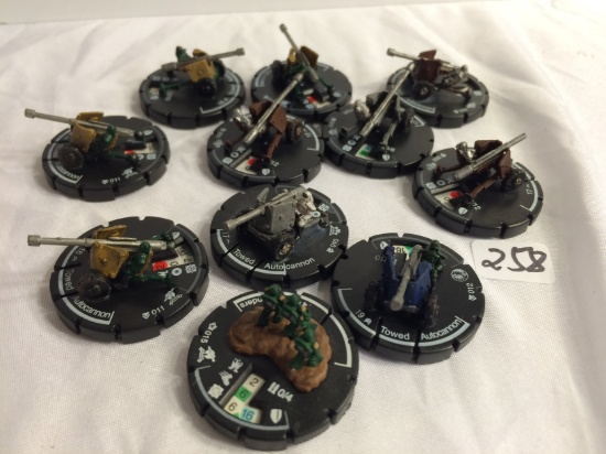 Lot of 11 Pieces Collector Loose Wizkids Miniature 2003 Armor Battle Mini-Figures - See Pictures