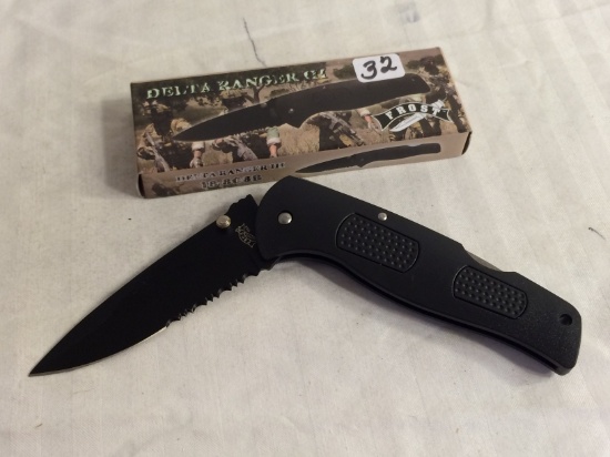 Collector NIP Frost Cutlery Delta Ranger III #18-808B Folded Knive