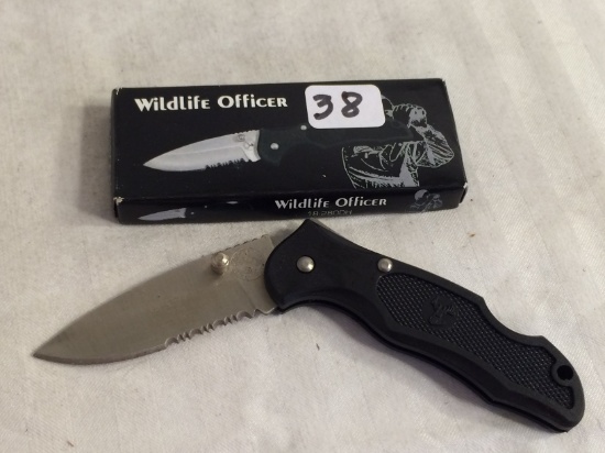 Collector NIP Whitetail Cutlery Wildlife Officer #18-280DH 3" Folded Knive