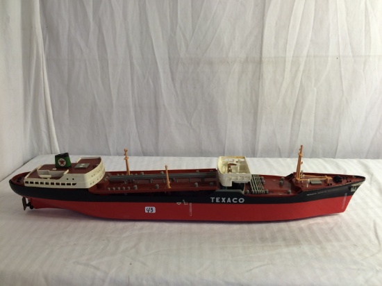 Collector Loose Vintage Texaco North Dakota Ship 27" Long by 6.5" Tall Little Damaged-See Pictures