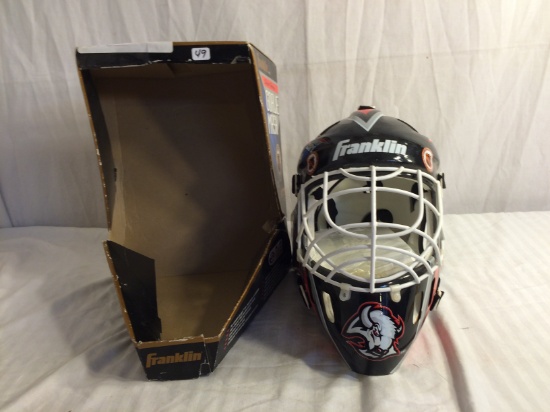 Collector NHL Franklin Street Hockey Goalie Mask #7782 Buffalo Sabres 13" Tall by 8"Width Box Size