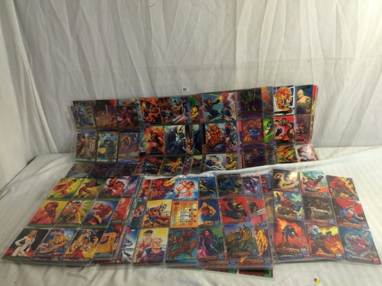 Collector Lots Of Marvel Comics Superheroes Trading Cards -see Pictures