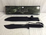 Collector NIP Master Cutlery Survivor Stainless Steel Knife #HK-6784 17