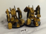 Lot of 2 Pieces Loose 2002 Collector Wizkids Miniature Mechwarrior War Figures -2
