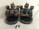 Lot of 2 Pieces Loose 2002 Collector Wizkids Miniature Mechwarrior War 38 JES Missile Carrier 2
