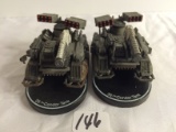 Lot of 2 Pieces Loose 2003 Collector Wizkids Miniature Mechwarrior War 35 Condor Tank