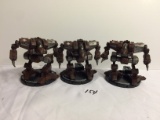 Lot of 3 Pieces Loose 2003 Collector Wizkids Miniature Mechwarrior War Figures - See Pictures