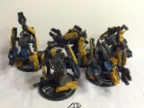 Lot of 5 Pieces Loose 2003 Collector Wizkids Miniature Mechwarrior War Figures - 2