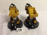Lot of 2 Pieces Loose 2003 Collector Wizkids Miniature Mechwarrior War Figures - 2