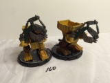 Lot of 3 Pieces Loose 2003 Collector Wizkids Miniature Mechwarrior War Figures - 2