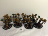 Lot of 8 Pieces Loose 2003 Collector Wizkids Miniature Mechwarrior War Figures - 2
