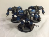 Lot of 4 Pieces Loose 2003 Collector Wizkids Miniature Mechwarrior War Figures - 2