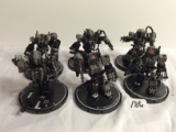 Lot of 6 Pieces Loose 2003 Collector Wizkids Miniature Mechwarrior War Figures - 2