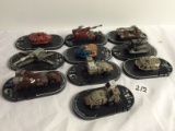 Lot of 10 Pieces Loose 2003 Collector Wizkids Miniature Mechwarrior War vehicles - See Pictures