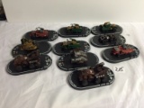 Lot of 10 Pieces Loose 2002 Collector Wizkids Miniature Mechwarrior War vehicles - See Pictures
