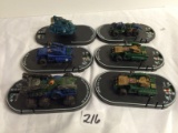 Lot of 6 Pieces Loose 2002 Collector Wizkids Miniature Mechwarrior War vehicles - See Pictures