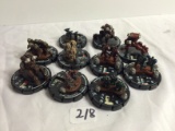 Lot of 10 Pieces Collector Loose Wizkids Miniature 2003 Armor Battle Mini-Figures - See Pictures
