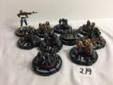 Lot of 10 Pieces Collector Loose Wizkids Miniature 2003 Armor Battle Mini-Figures - See Pictures
