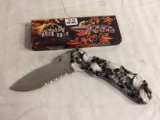 Collector NIP Frost Usa Buck Shot Tactical Cutlery #18-285WSC 5.25