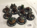 Lot of 10 Pieces Collector Loose Wizkids Miniature 2003 Armor Battle Mini-Figures - See Pictures