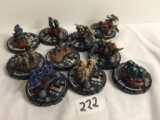Lot of 10 Pieces Collector Loose Wizkids Miniature 2003 Armor Battle Mini-Figures - See Pictures