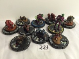 Lot of 10 Pieces Collector Loose Wizkids Miniature 2003 Armor Battle Mini-Figures - See Pictures